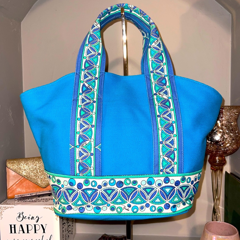 EUC Emilio Pucci Colorful Bag with cards and original dust bag!